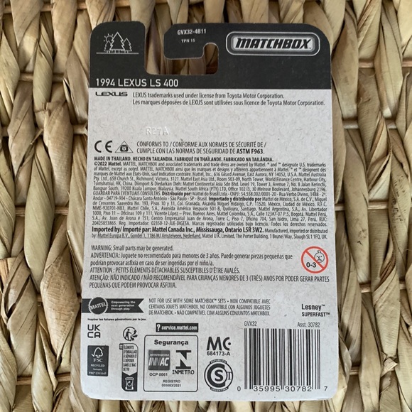 1994 Lexus LS 400 Matchbox 1990s Diecast Car New - Picture 3 of 7